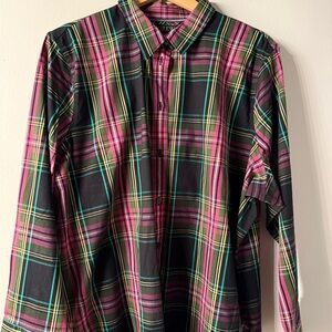 J.Crew Slim-fit shirt in pink Stewart tartan (24w )